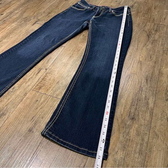 Wrangler Booty Up Carolina Breakaway Jeans Sz 5/6x30 Rodeo Western Stretch Jeans - Picture 7 of 12